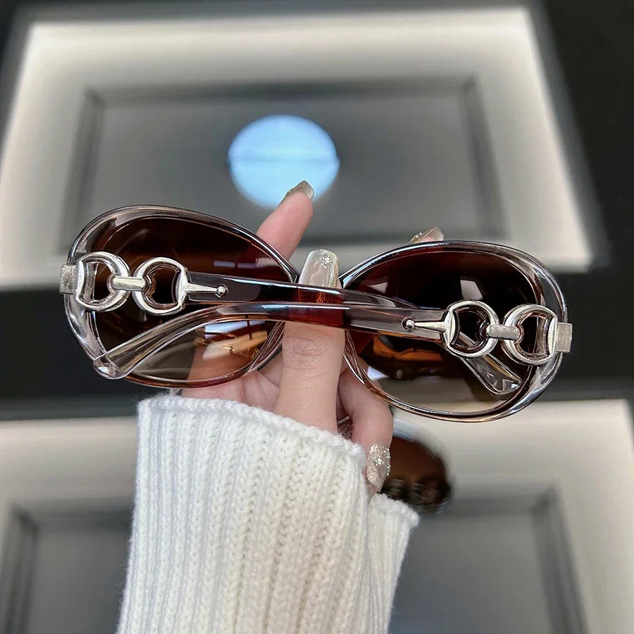 Retro Square Sunglasses for Women by SAKFHIA