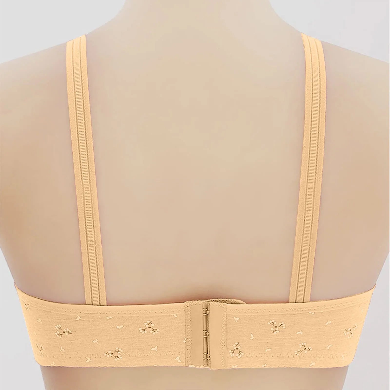 MALEY LifeStyle Women's Seamless Cotton Bra with Half Cup Design