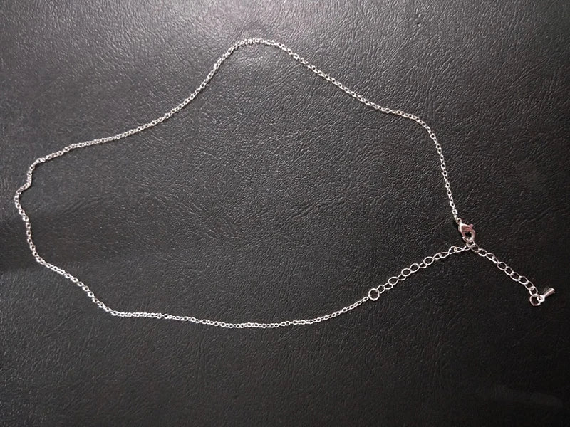 Chain Necklace for Men and Women Chain Necklaces White Yellow Rose Gold Color 40cm + 8cm extender Fashion Jewelry Accessories