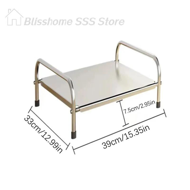 Stainless Steel Induction Cooker Rack Multifunctional Kitchen Shelf