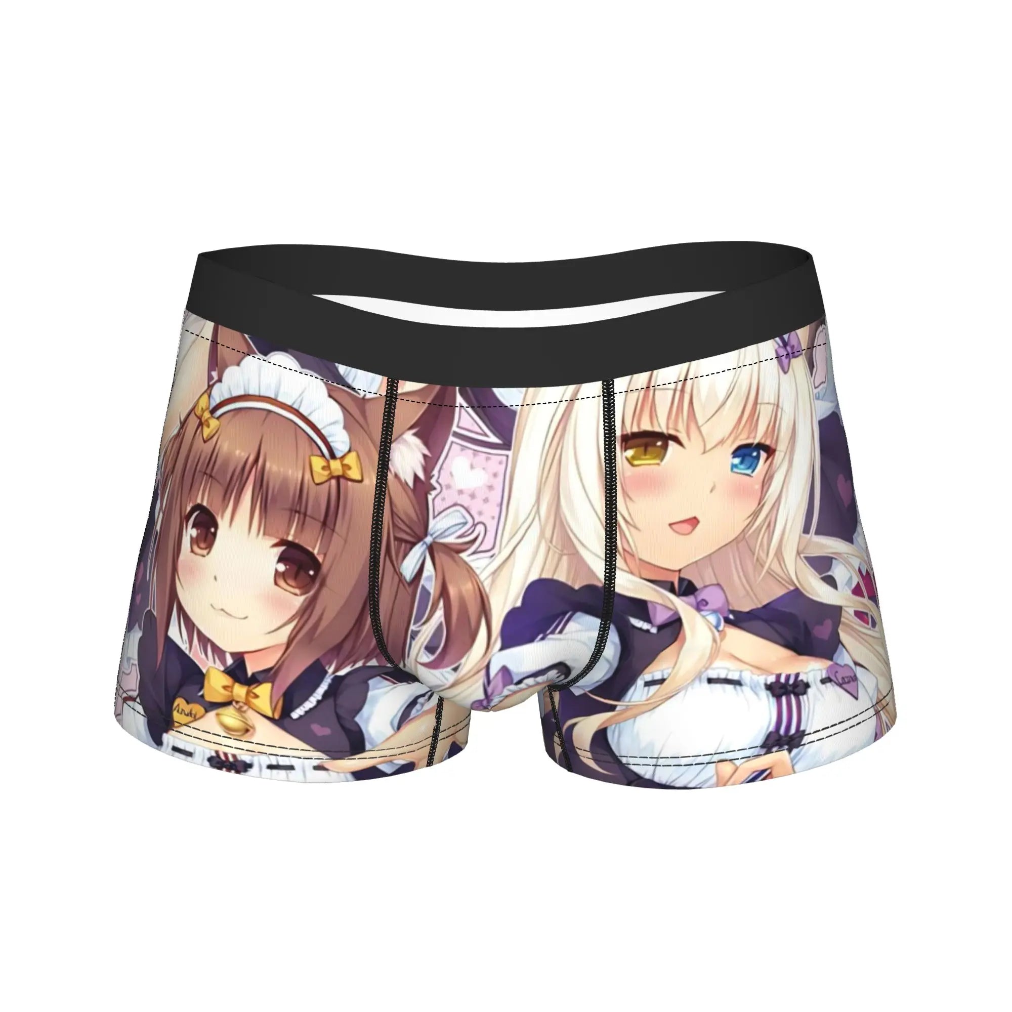 Men's Funny Cartoon Boxer Shorts Breathable Polyester Underwear