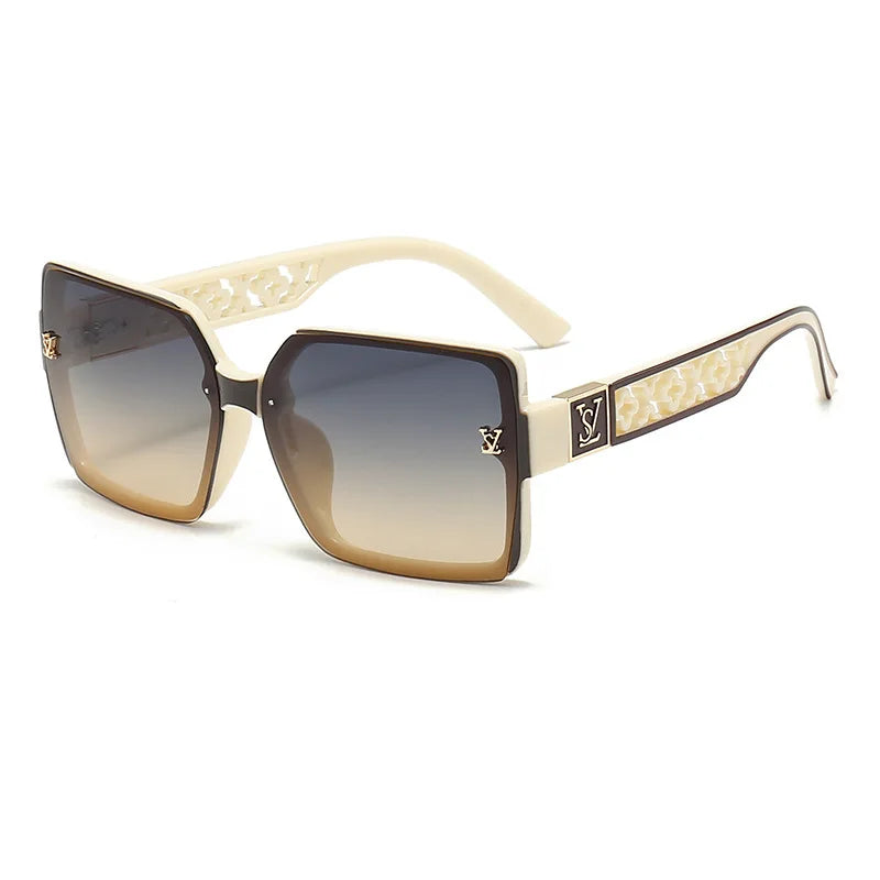 Stylish Square Oversize Sunglasses for Unisex Casual Wear