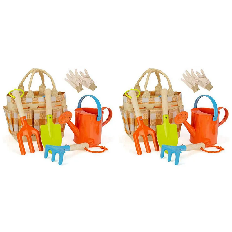 A02F-2X Children's Plastic Gardening Tools Set for Kids