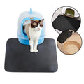 Anti-Tracking Black EVA Pet Litter Mat for Clean Floors