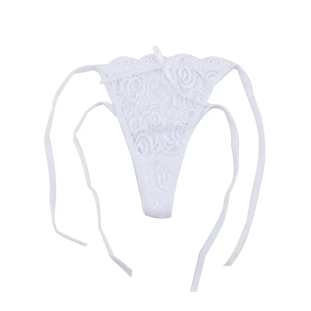 Women's Lace Floral Low Waist G-String Knickers