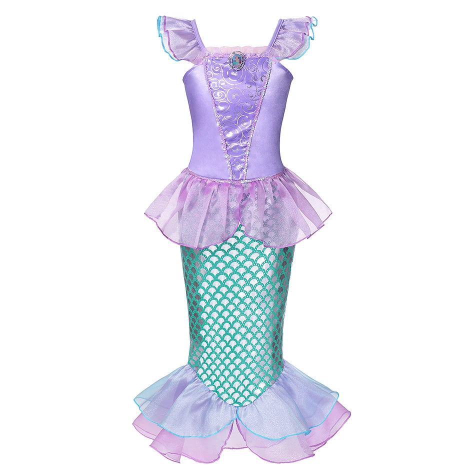 Girls Rapunzel Princess Costume for Kids Birthday Parties
