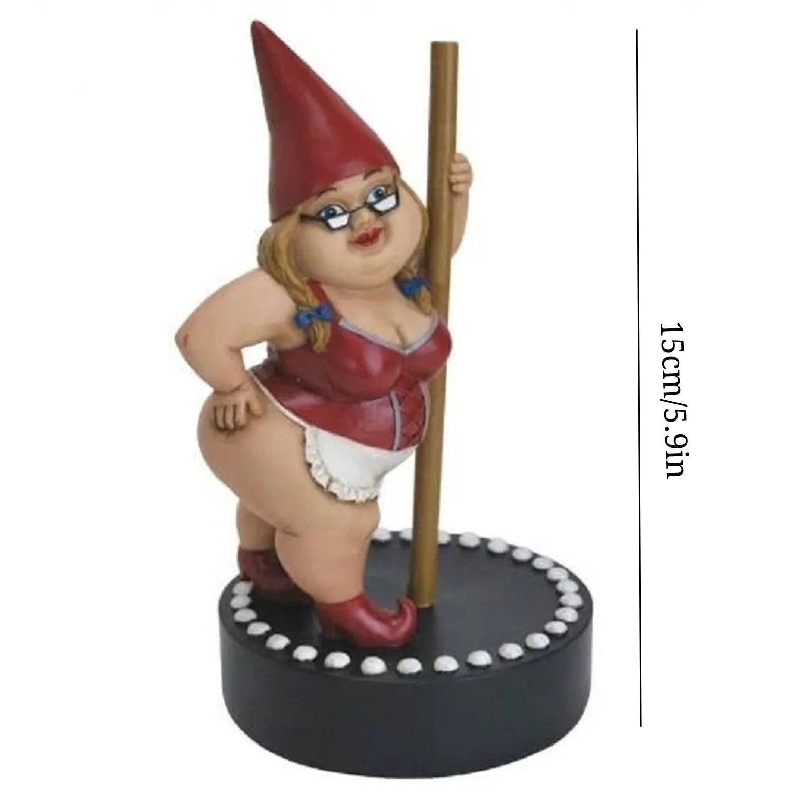 Resin Outdoor Garden Gnome Statue for Fairy Decor