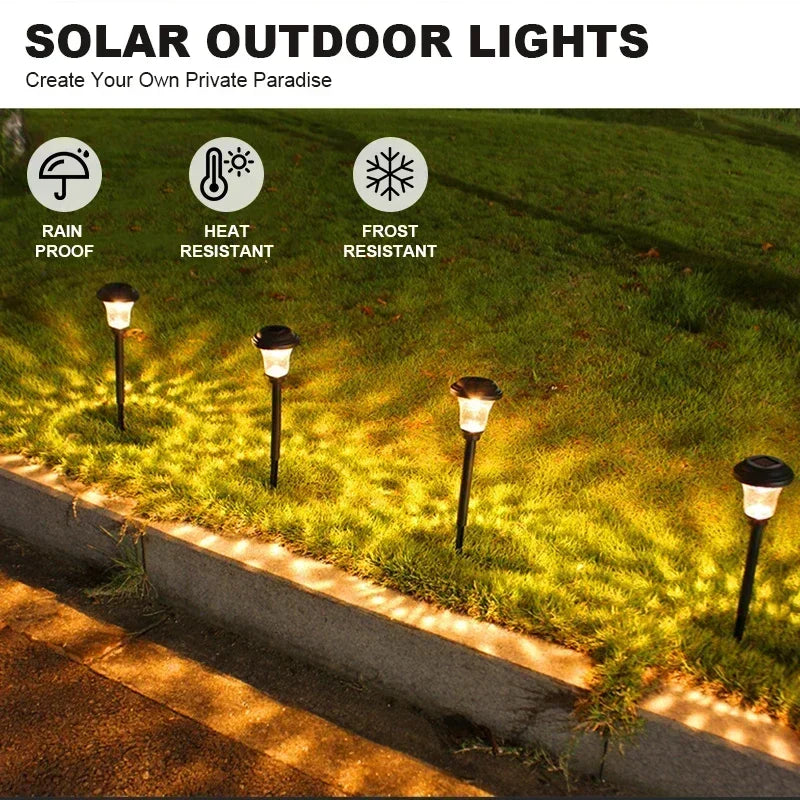 Heinast Contemporary Solar Pathway Lights for Outdoor Use