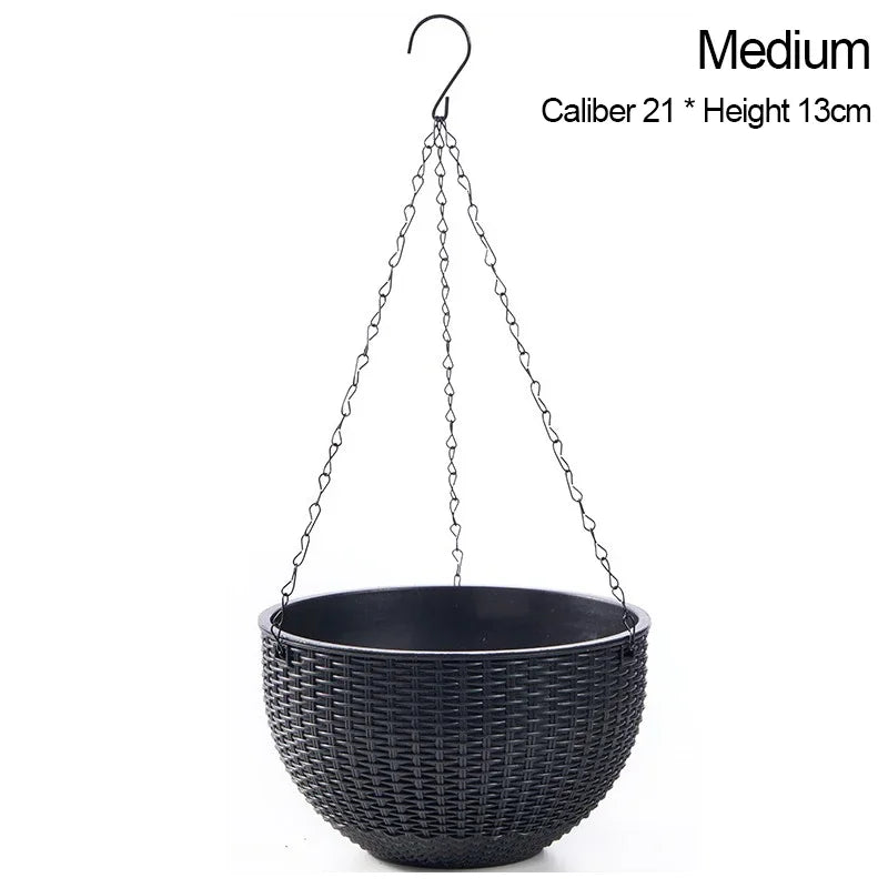 Macrame Hanging Plant Pot for Outdoor Flowers and Vases
