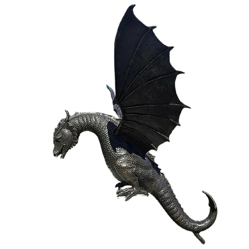 Bronze Resin Fountain Dragon Ornament for Garden Decor