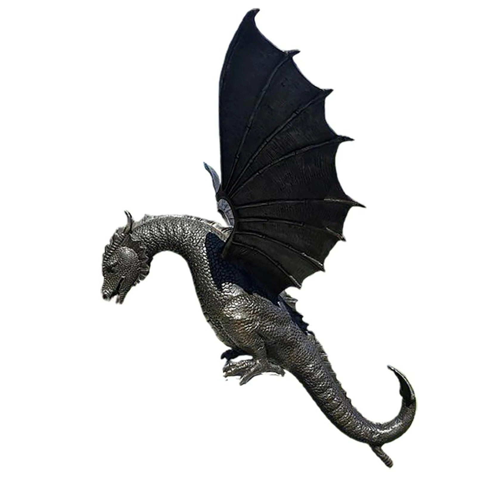 Bronze Resin Fountain Dragon Ornament for Garden Decor