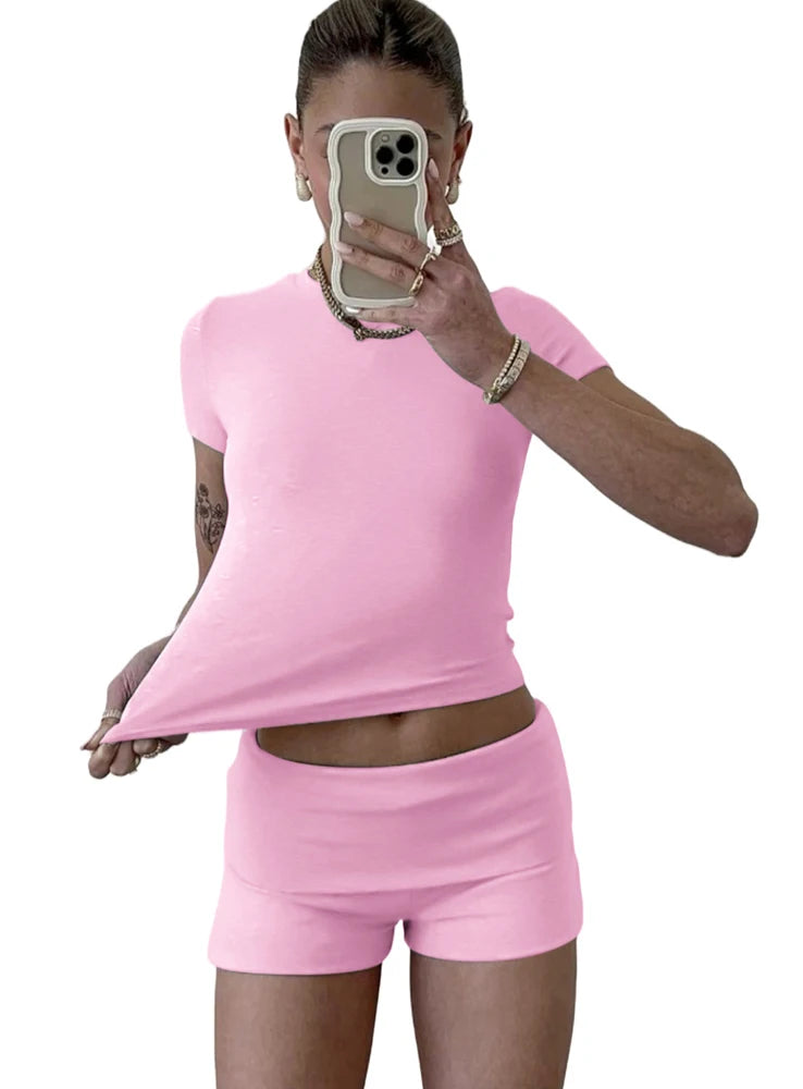 High Stretch Cotton Lounge Wear Set for Women