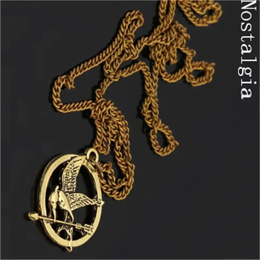 Vintage Punk Mocking Bird Pendant Necklace for Men and Women