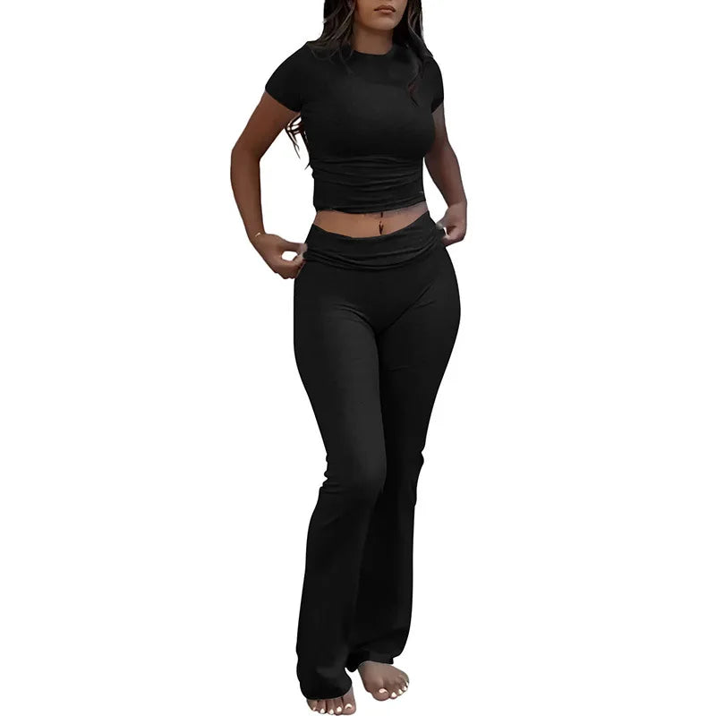 High Stretch Cotton Lounge Wear Set for Women