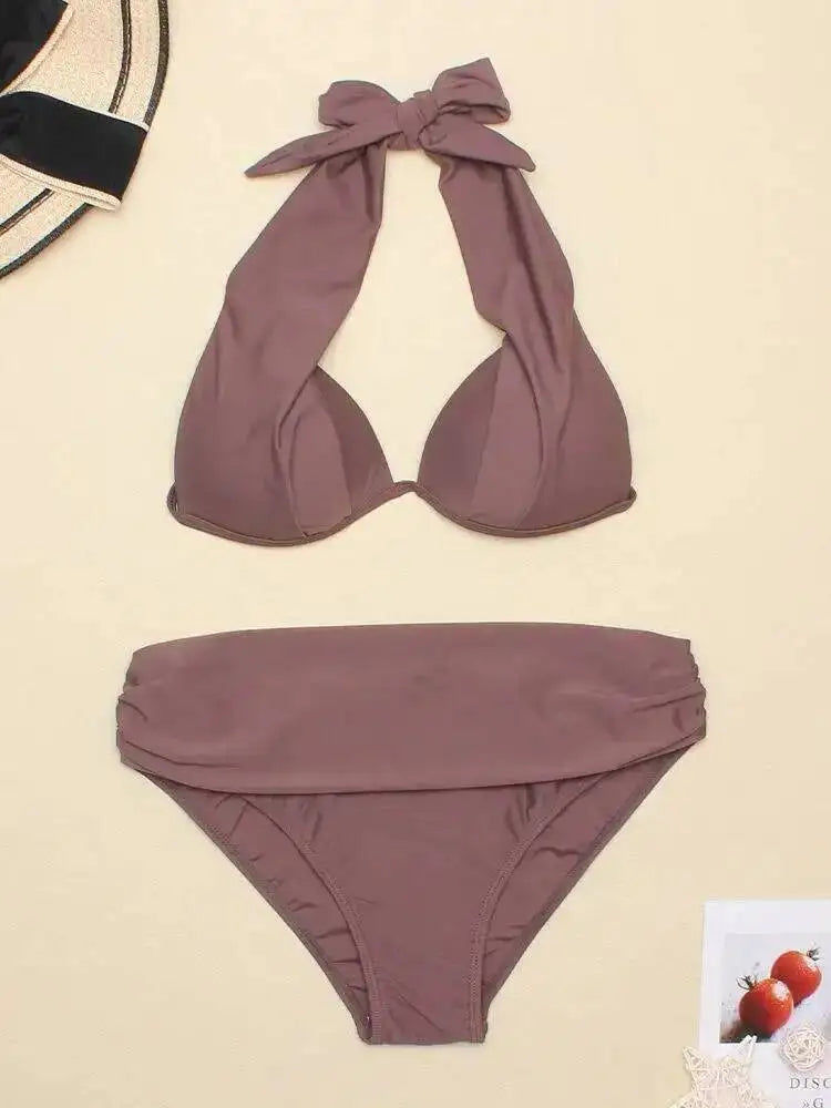 Stylish Women's Push Up Bikini Set for Summer Beach Wear