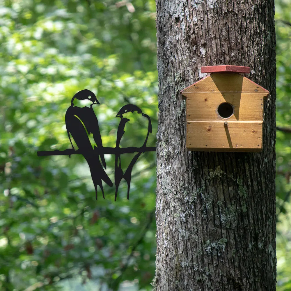 Decorative Metal Birds for Outdoor Garden Ornaments