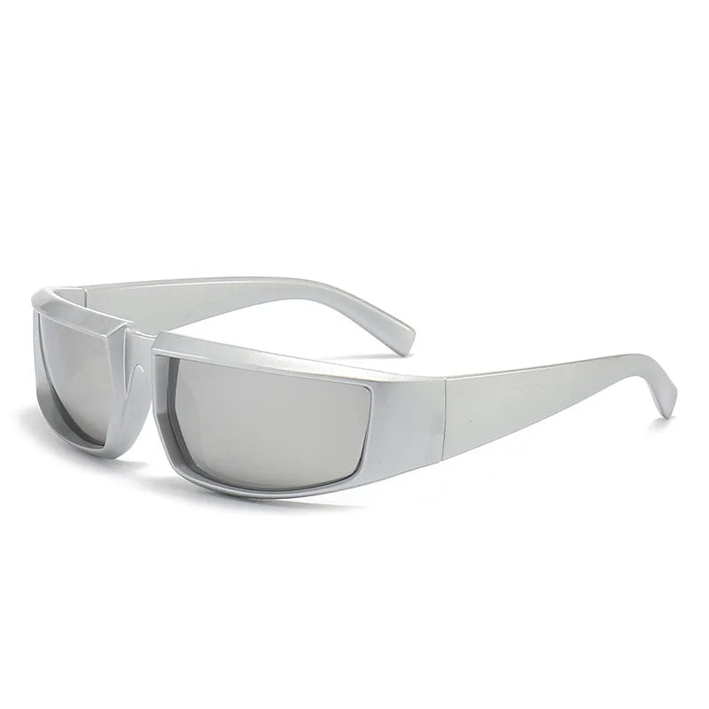 Cool Punk Style Concave Sunglasses for Men and Women