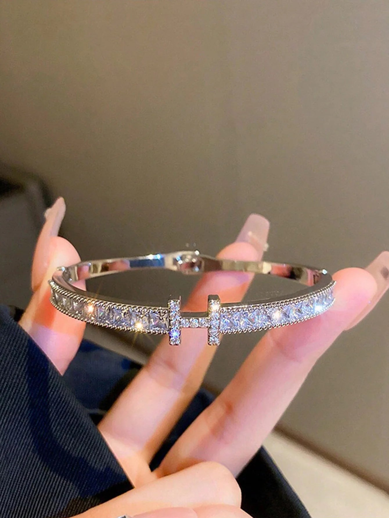 Stylish Stainless Steel Cuff Bracelet for Women