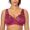 MELIYUU Sexy Lace Underwire Bra for Plus Size Women