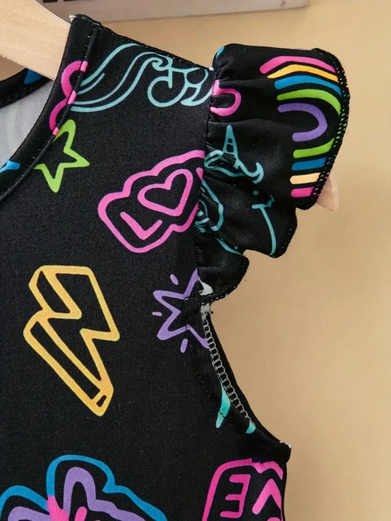 Girls' Luminous A-Line Dress for Parties and Summer Wear