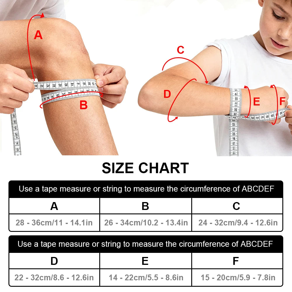 Kids Adjustable Protective Gear Set for Ages 3-10