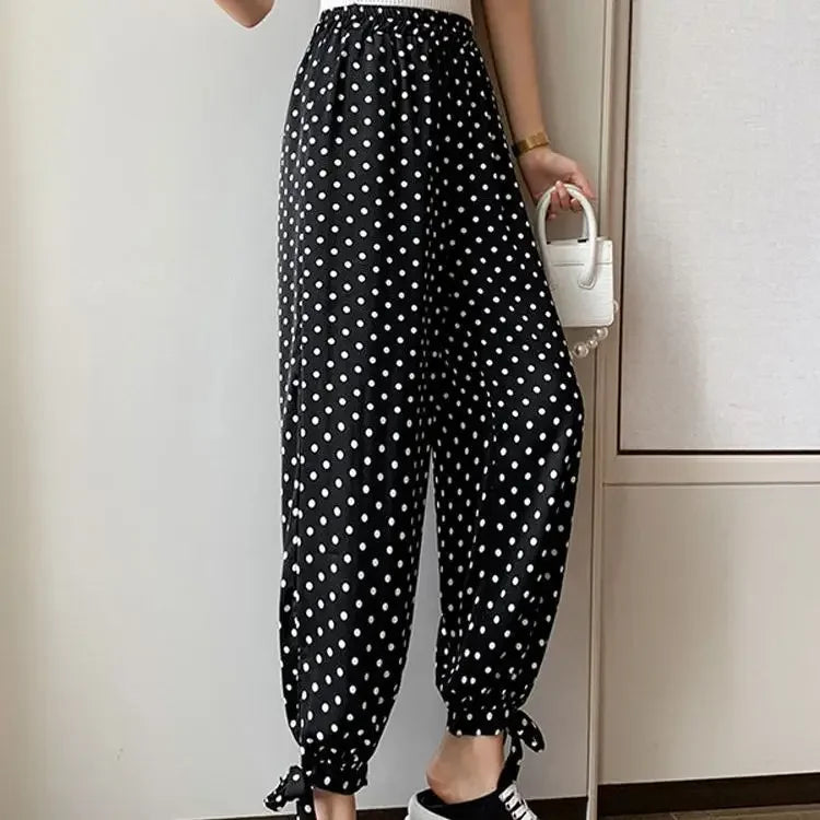 High Waist Harem Pants for Women in Ankle-Length Style