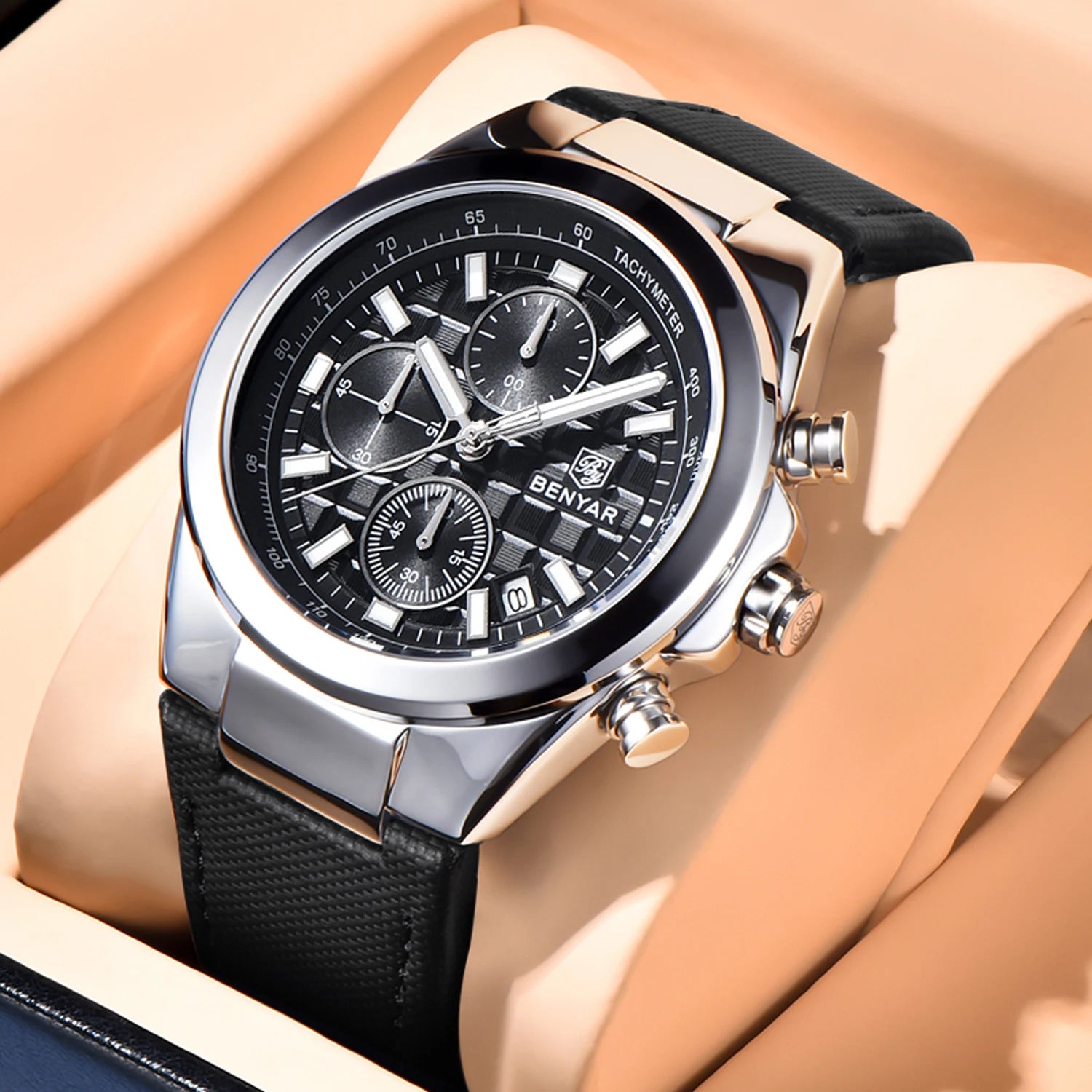Luxury Quartz Chronograph Watch for Men by PAGANI DESIGN