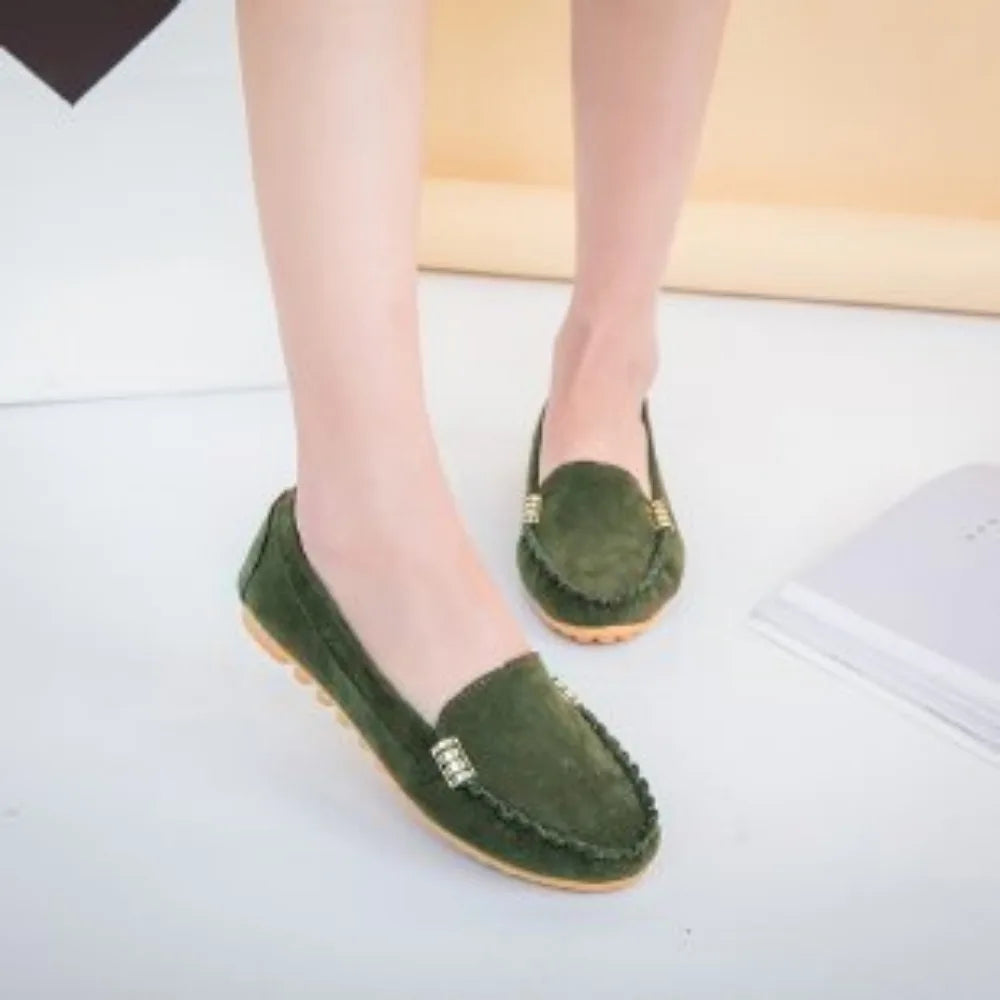 Women Casual Denim Flat Loafers for Spring Autumn 2024