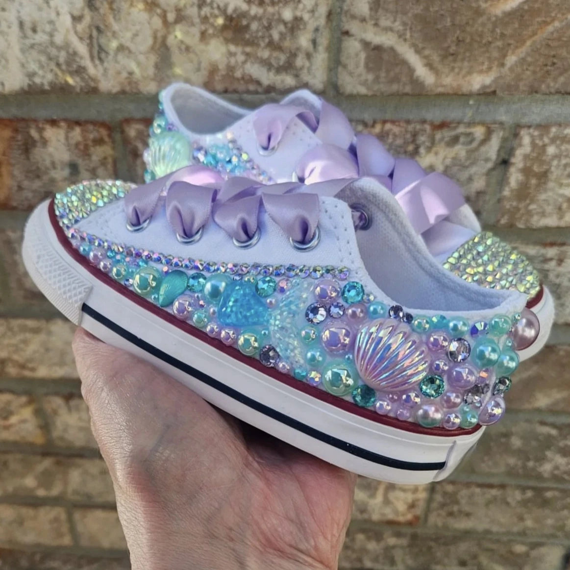 Rainbow Canvas Sneakers for Girls Birthday Party