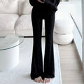 Flared Low Waist Casual Pants for Women by MALEY LifeStyle