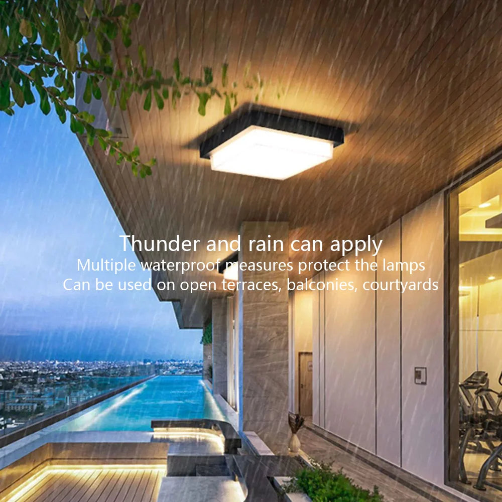 Modern Waterproof LED Wall Lamp for Outdoor Spaces