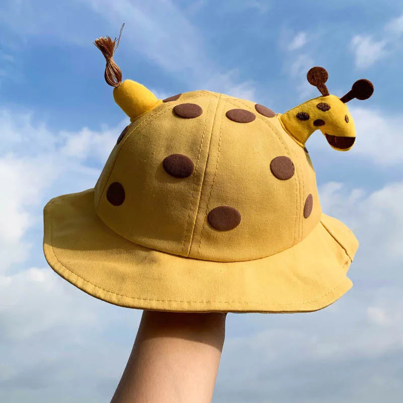 Cute Cotton Baby Bucket Hat for Kids Summer Outdoor Fun