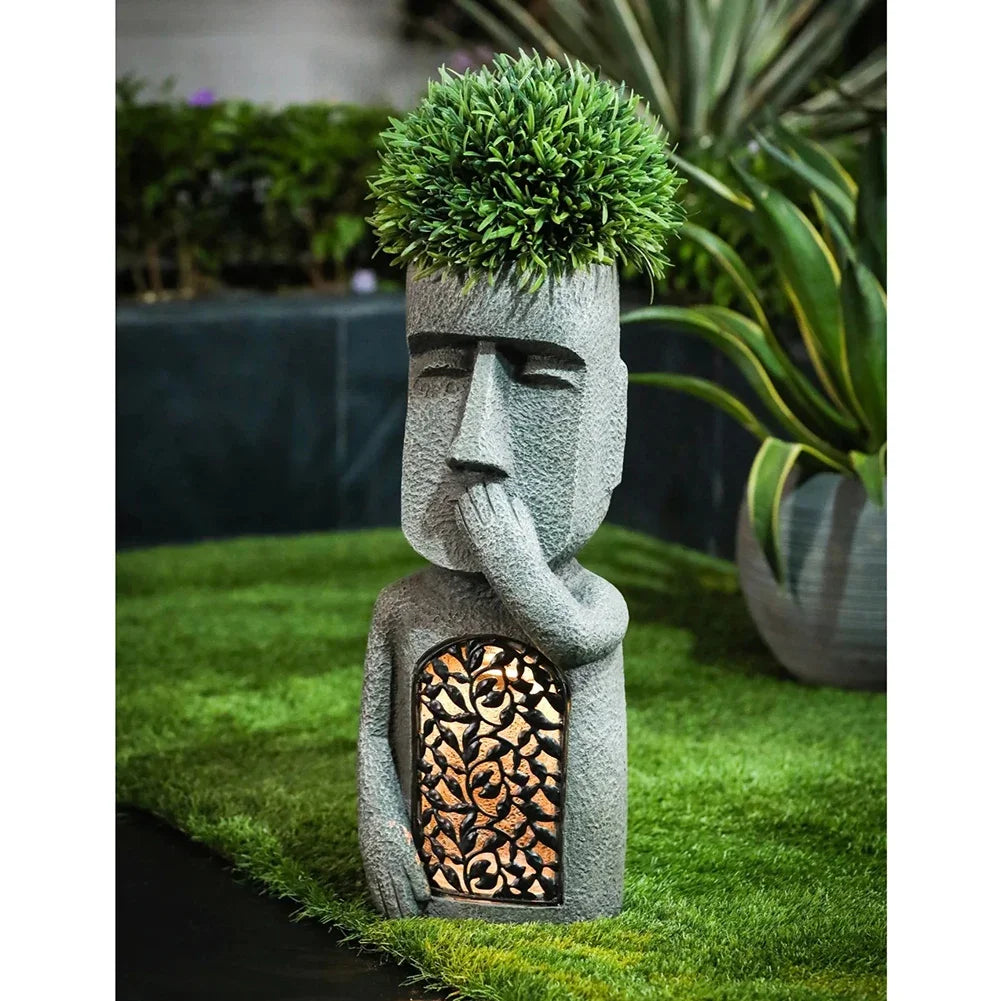Easter Island Resin Statues for Garden Decoration