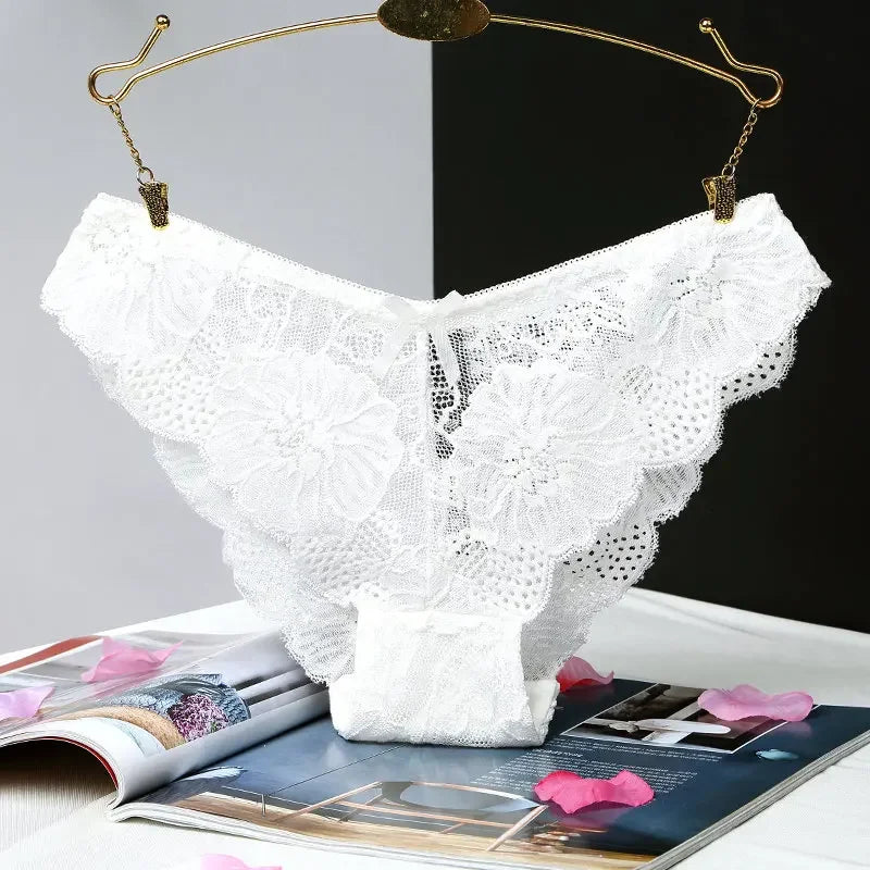 Sexy Lace Transparent Briefs for Women by MOONBIFFY