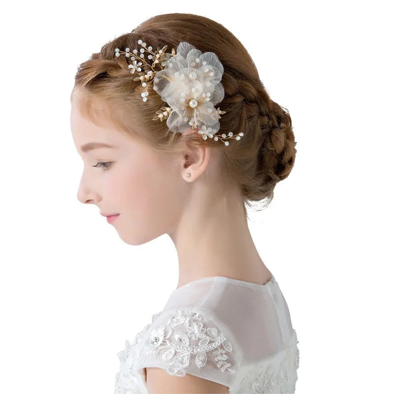 Floral Alloy Hair Accessories for Girls - Stylish Headbands