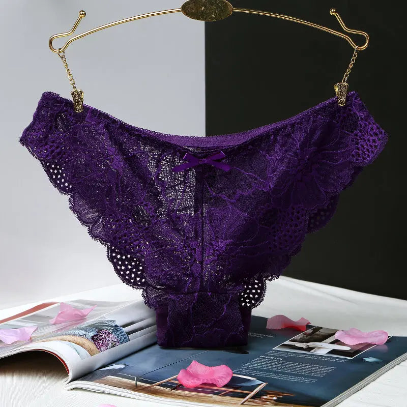 Sexy Lace Transparent Briefs for Women by MOONBIFFY