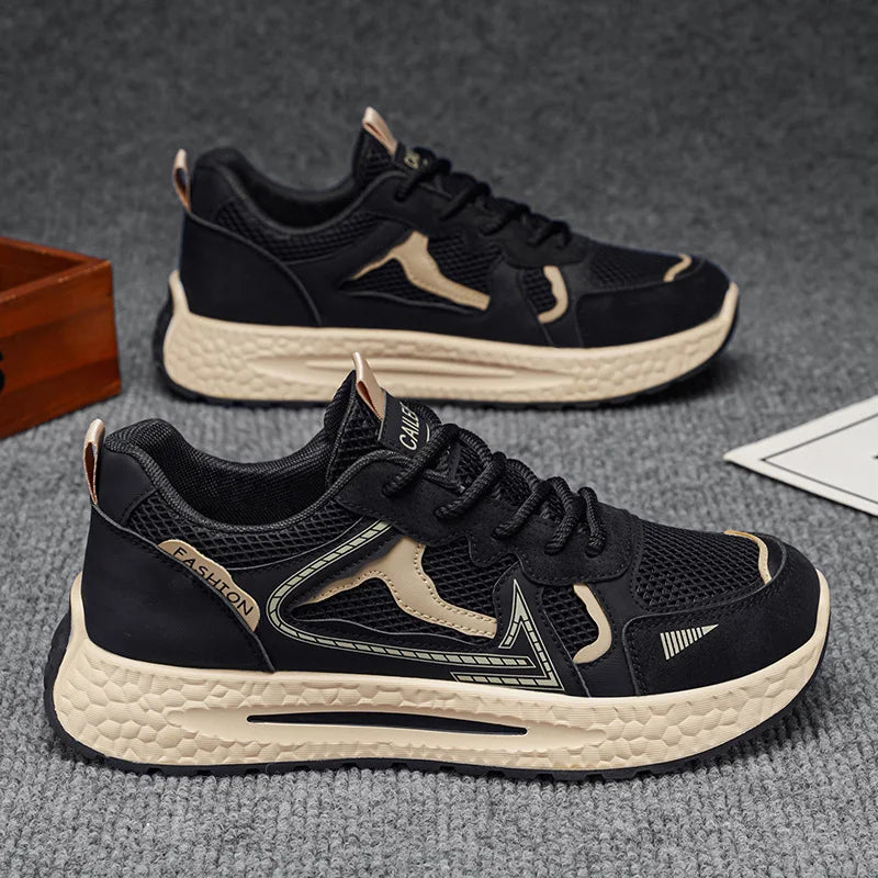 Men's Breathable Mesh Sports Shoes for Outdoor Comfort