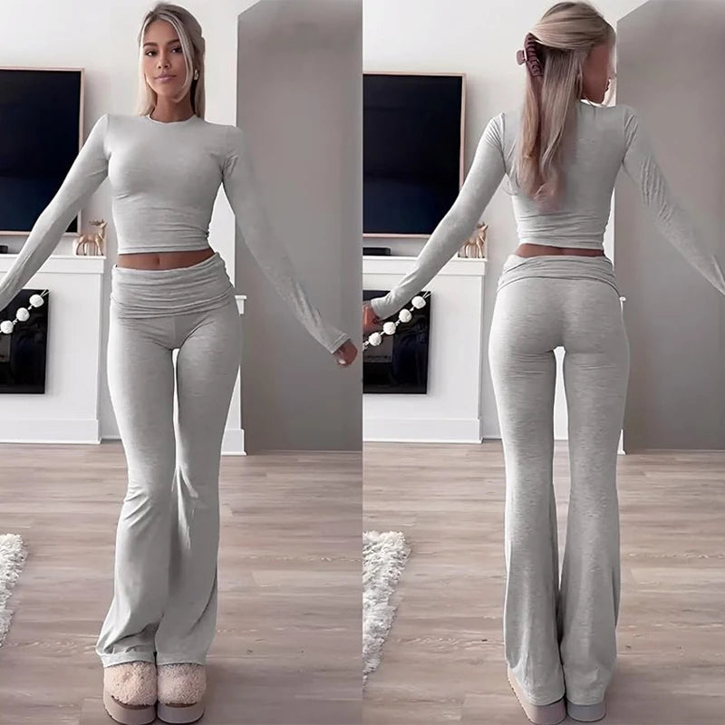 High Stretch Cotton Lounge Wear Set for Women
