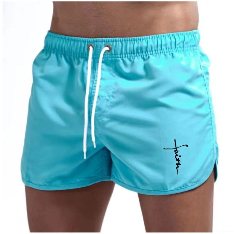 Men'S Swimming Shorts Surfing Swimwear Beach Pants Water Sports Men'S Clothing Quick Dry Comfortable Fit Summer Active Wear