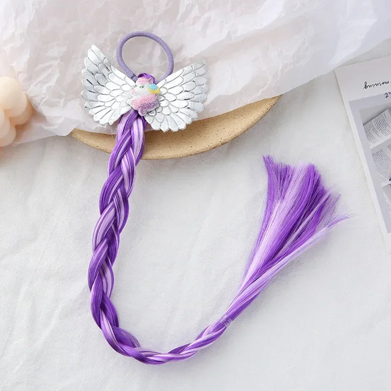 Girls Colorful Sequin Hair Scrunchies for Fashionable Ponytails