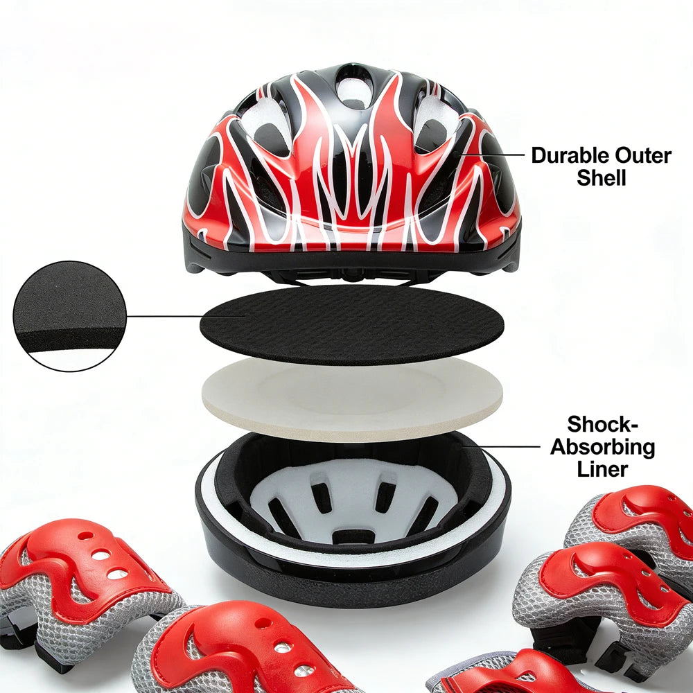 Kids Adjustable Protective Gear Set for Ages 3-10