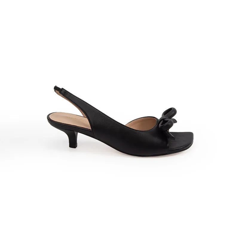 KLYH Elegant High Heeled Sandals for Women with Butterfly Knot