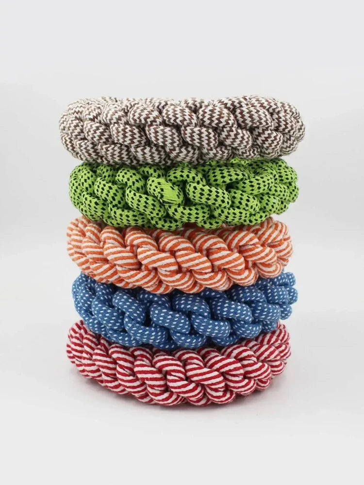 Durable Linen Pet Dog Rope Toy for Medium Large Dogs