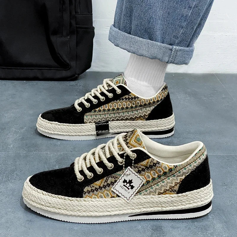 Men's Shoes Lightweight Mens Sneakers Summer New Men Sulfide Shoes Lace Upgrade Casual Shoes Wear-resistant Zapatillas De Hombre