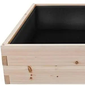 Large Wooden Planter Box for Herb Garden and Flower Pots