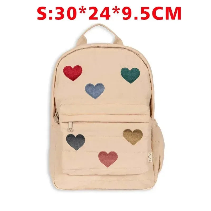 Cute Cartoon Cotton Kids Backpack for Ages 4-6