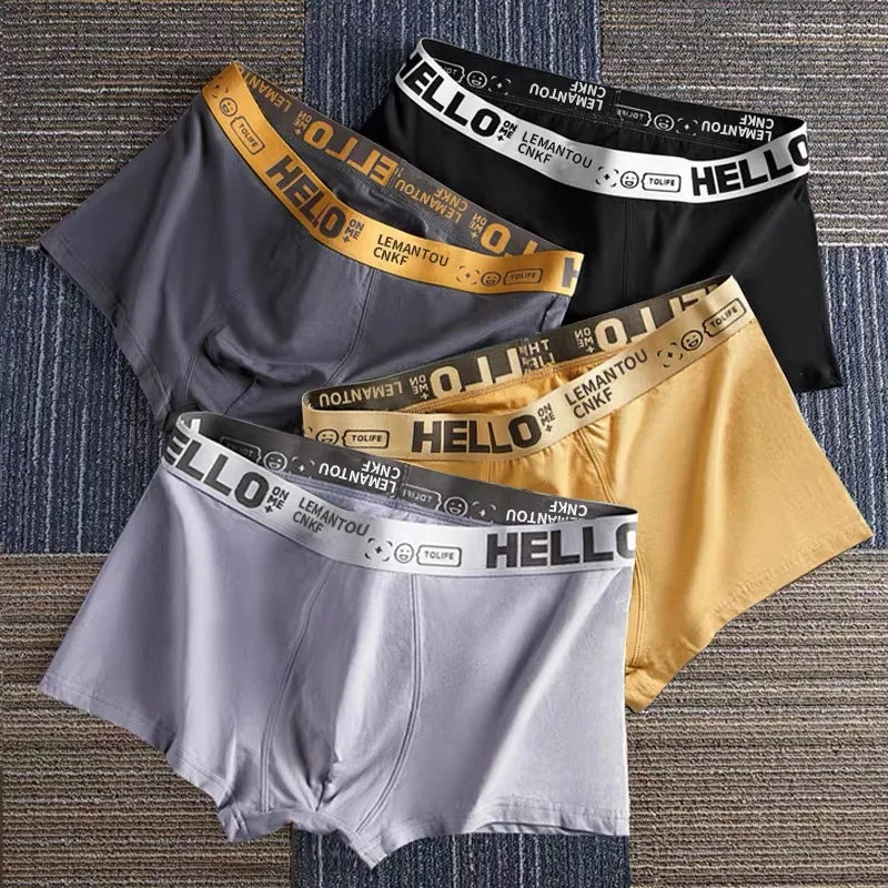 Men's Breathable Polyester Sports Briefs in Large Size