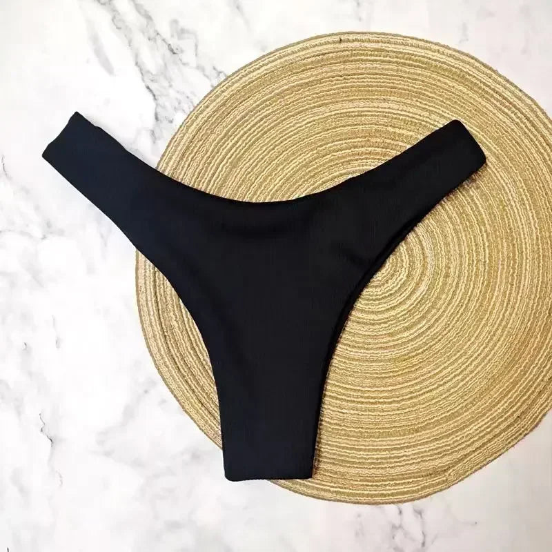 TDFunlive Women's High Waist Bow Bikini Swimsuit Set