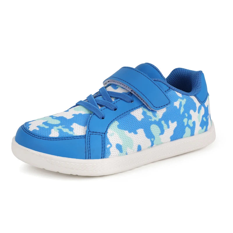 Girls Barefoot Sneakers in White Pink for Ages 4-6