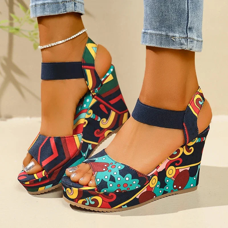 2025 Women Wedge Sandals Comfortable Casual Outdoor Footwear